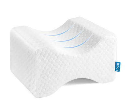Contoured knee and leg pillow detail