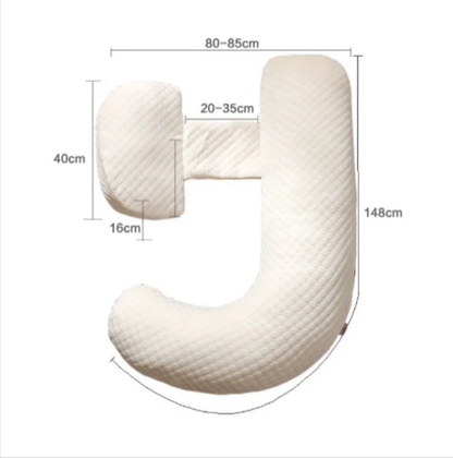 U-shaped body pillow fabric close-up