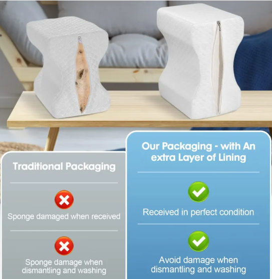 Knee pillow additional detail